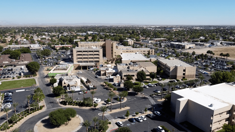 Aerial view of a city